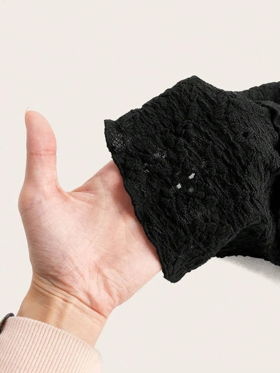 Women’s Y2K Spring Break Pastel Long Cami Dress – Hollow Out Perspective Design with Ruffle Hem, Perfect for Summer Outfits, Beach, Vacation & Casual Wear