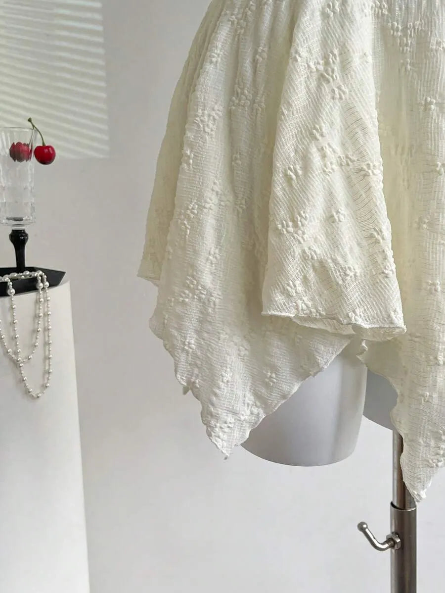 Women's Y2K Sexy Twist Front Midi Dress – Asymmetric Hem Vacation Dress for Summer Parties, Beach, Casual Outfits & Retro Style