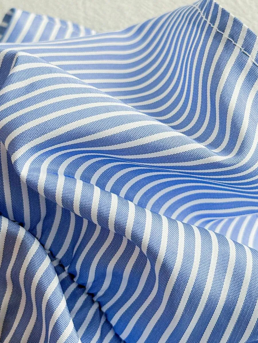 Women's Striped Ruffle Hem Camisole Tank Top – Lightweight Sleeveless Summer Top for Beach, Vacation, Casual Outings & Layered Looks