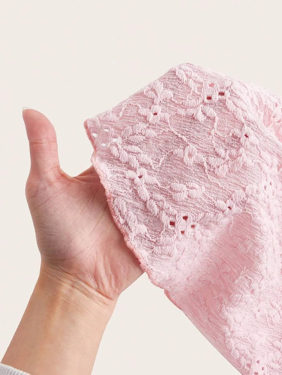 Women’s Y2K Spring Break Pastel Long Cami Dress – Hollow Out Perspective Design with Ruffle Hem, Perfect for Summer Outfits, Beach, Vacation & Casual Wear