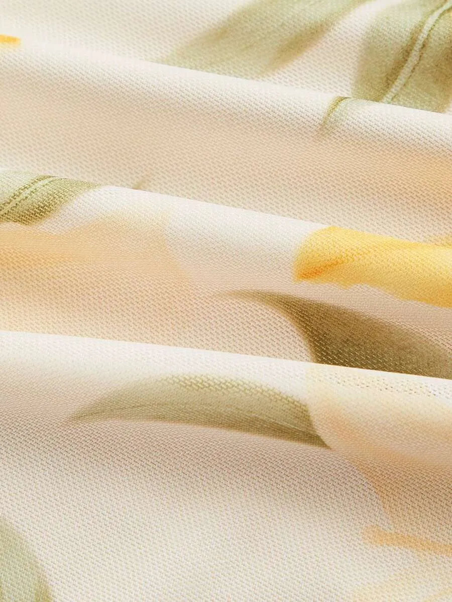 Women's Floral Print Summer Mini Dress – Pastel Sleeveless Sundress for Beach, Vacation, Casual Days & Spring Outfits